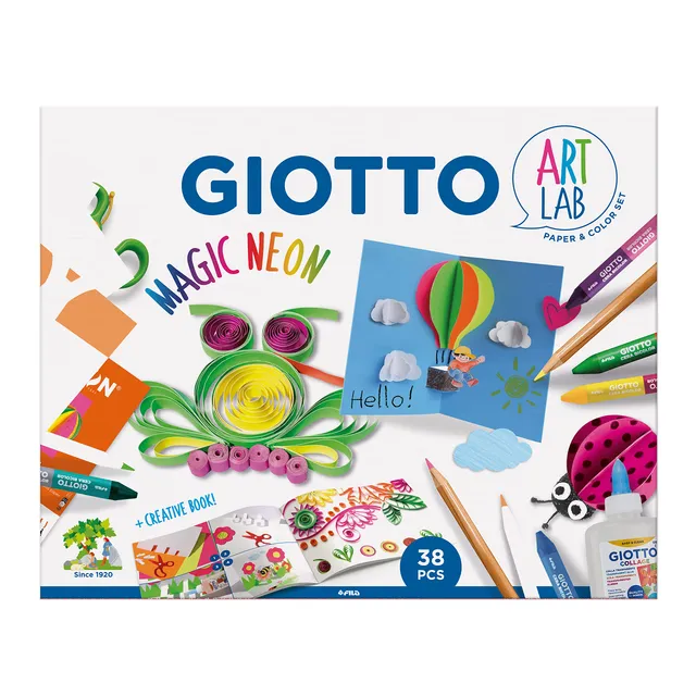 giotto-art-lab-magic-neon-kit-cr-atif-quilling-et-cartes-3d-fluo image 1
