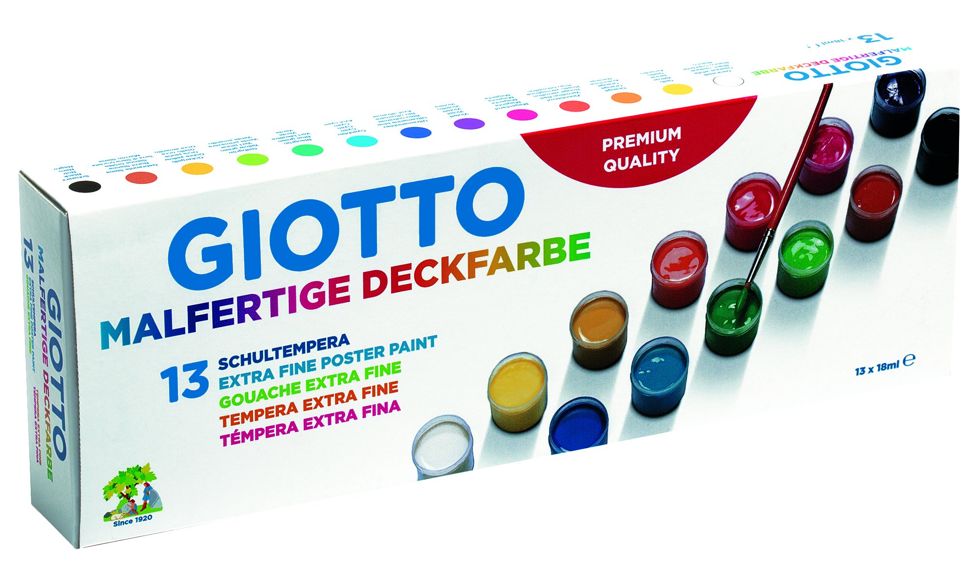 giotto-school-paint-gouache-lot-de-3-x-250-ml-jaune-rouge-bleu image 5