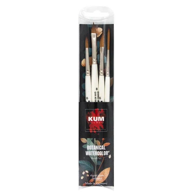 kum-x-juro-botanical-watercolor-set-de-pinceaux-aquarelle image 1