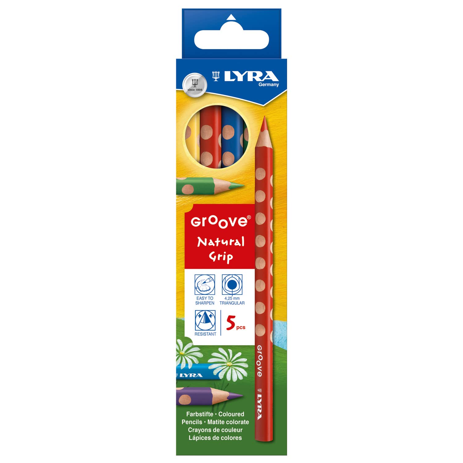lyra-groove-crayons-de-couleur-ergonomiques-etui-10-couleurs image 3