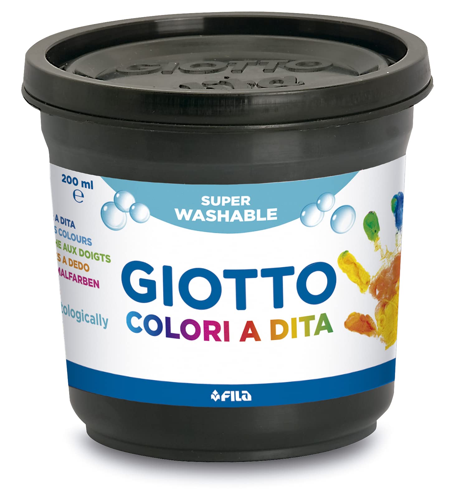 giotto-gouache-aux-doigts-barquette-6-pots-200-ml-couleurs-assorties image 7