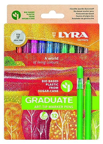lyra-graduate-art-tip-tui-12-feutres-assortis-pointe-fibre image 7