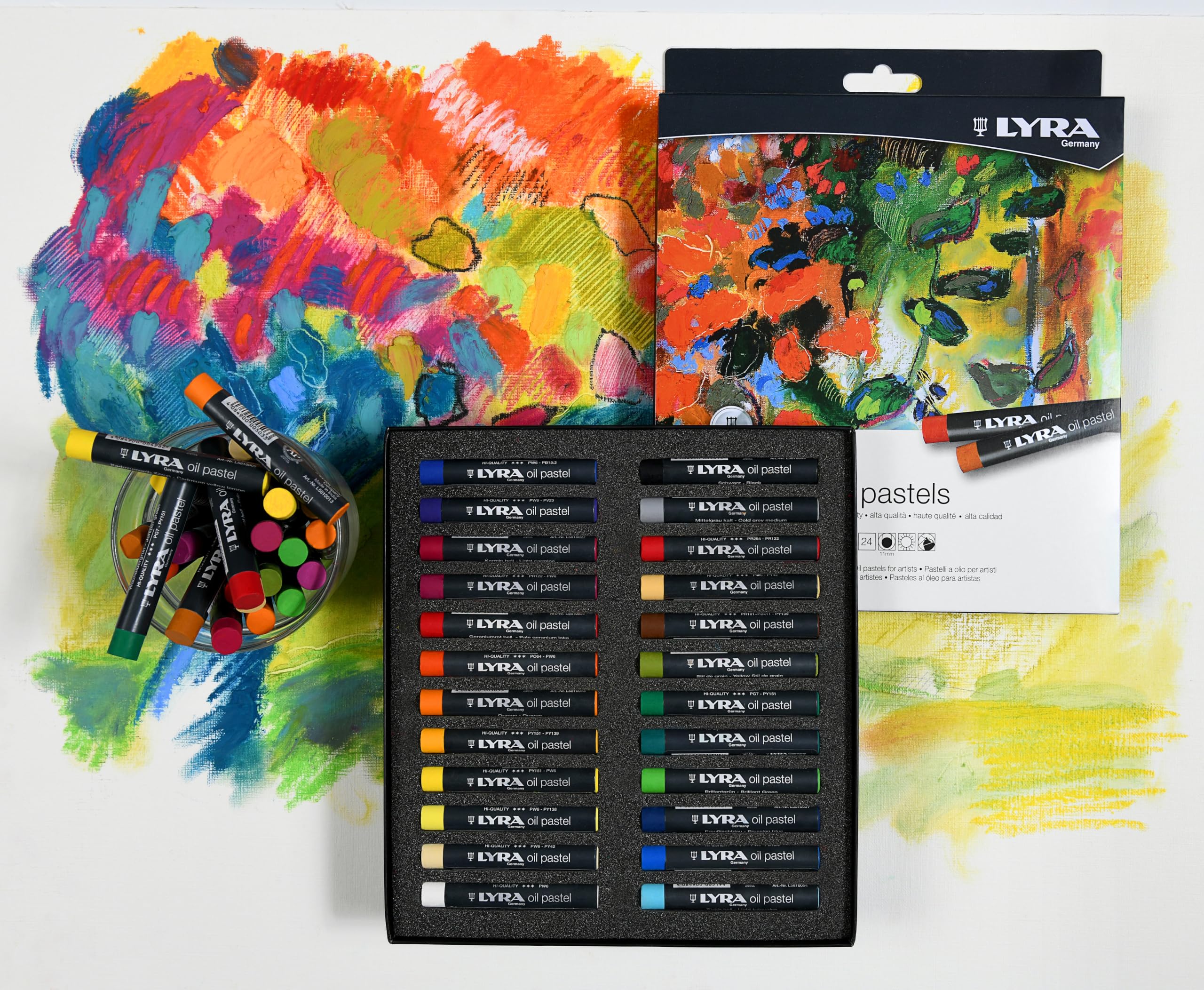 lyra-oil-pastels-tui-de-24-pastels-l-huile-assortis-diam-tre-11-mm image 5
