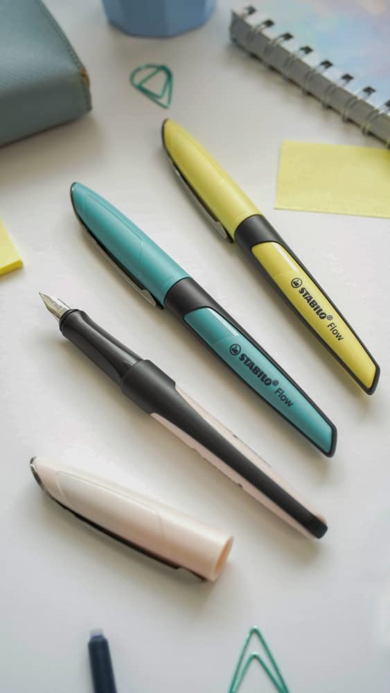 stabilo-flow-stylo-plume-rechargeable-collection-modern-office-rose-pastel-plume image 8
