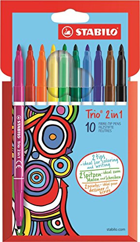 stabilo-trio-a-z-2in1-tui-carton-10-feutres-double-pointe-assortis image 3