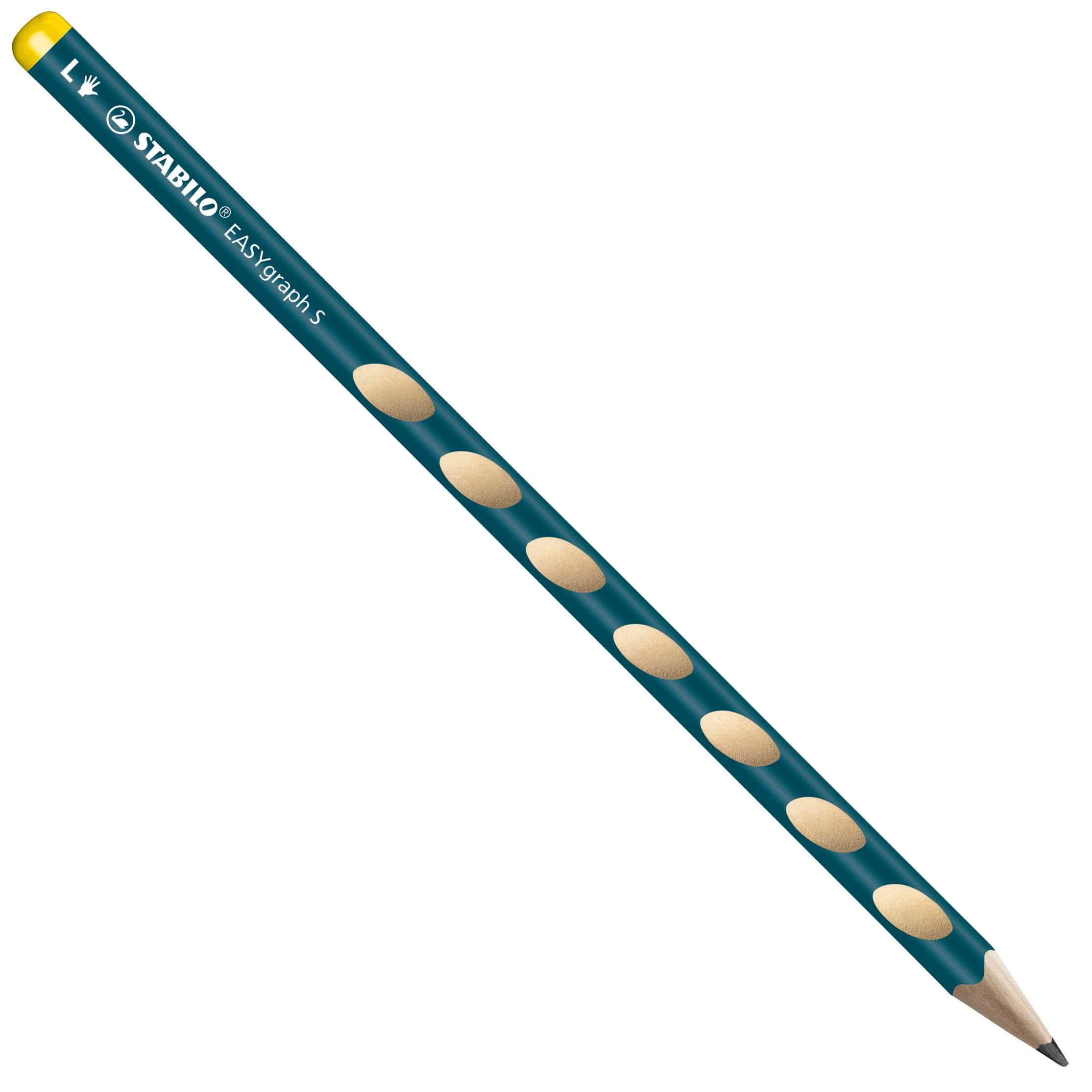 stabilo-easygraph-s-crayon-graphite-gaucher-lot-de-6-hb-bleu-ardoise image 3