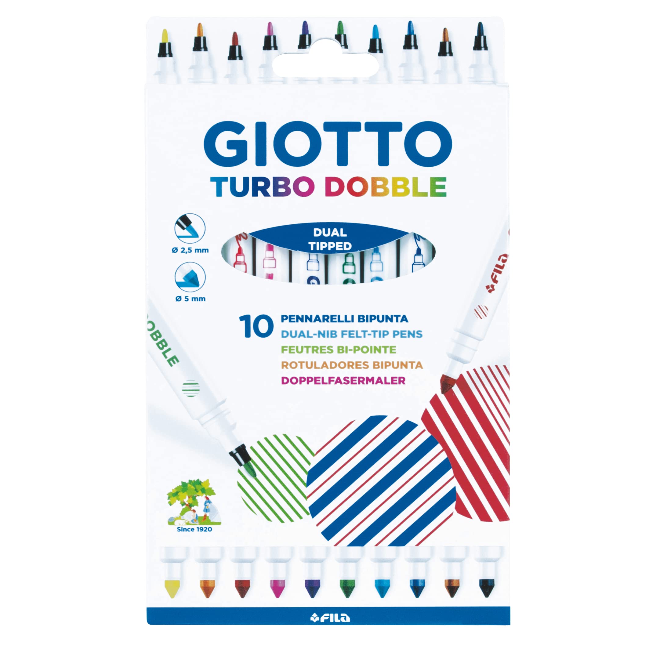 giotto-turbo-advanced-feutres-tui-18-couleurs-pointe-moyenne-2-8-mm image 3