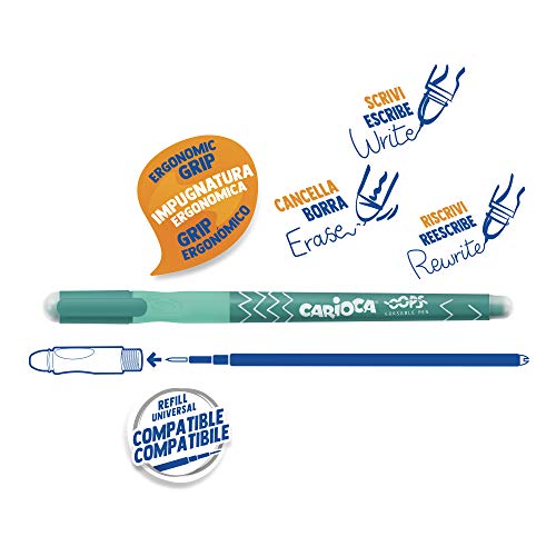 carioca-oops-vert-stylo-bille-effa-able-0-7-mm image 4