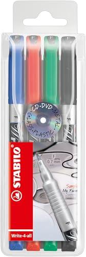 stabilo-write-4-all-pochette-4-marqueurs-permanents-pointe-fine-0-7-mm image 8
