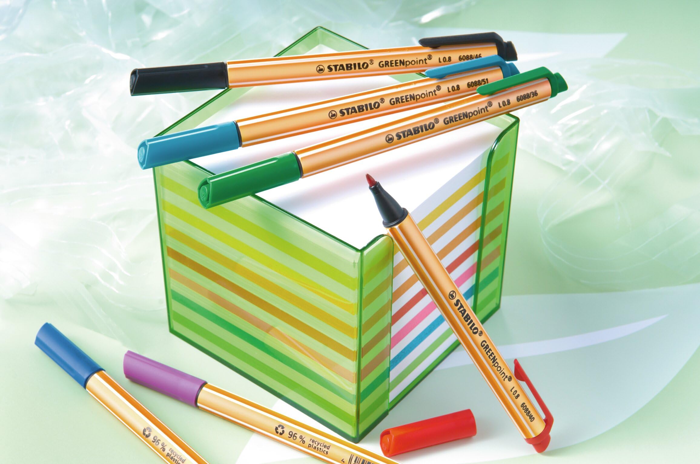 stabilo-greenpoint-pochette-de-6-stylos-feutres-pointe-moyenne-0-8-mm image 4