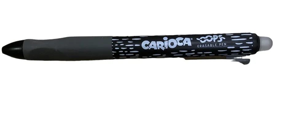 carioca-oops-stylo-gel-noir-effa-able-rechargeable-0-7-mm image 1
