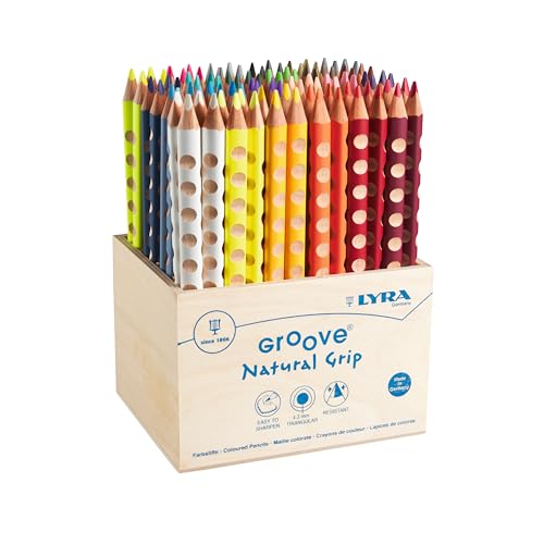 lyra-groove-pr-sentoir-bois-96-crayons-de-couleur-ergonomiques image 2