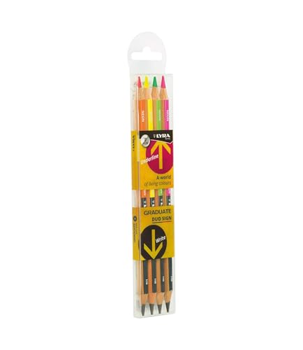 lyra-graduate-duo-sign-tui-4-crayons-double-pointe-fluo-et-graphite-hb image 5
