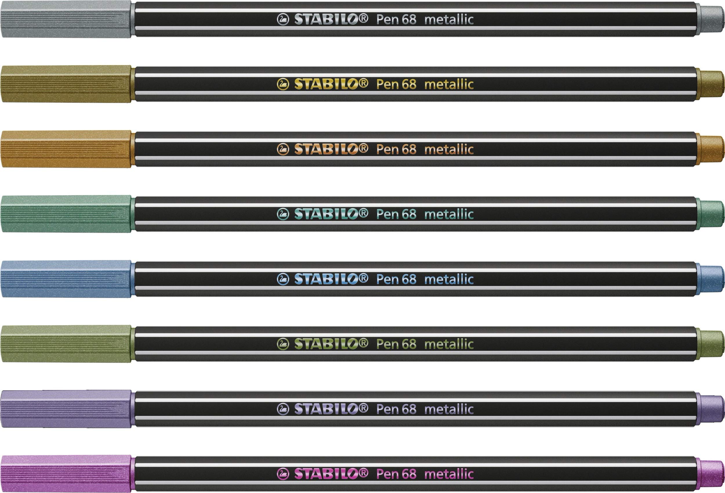 stabilo-pen-68-metallic-feutres-de-coloriage-m-tallis-s-pointe-moyenne-bo-te-m-t image 2