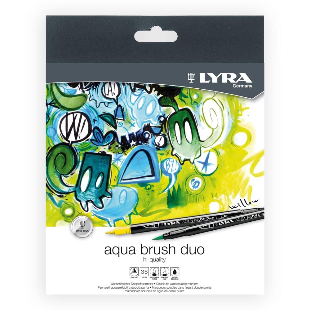 lyra-aqua-brush-duo-tui-12-feutres-double-pointe-pinceau image 4