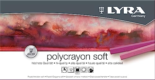 lyra-polycrayons-soft-bo-te-de-12-pastels-tendres-couleurs-assorties image 7