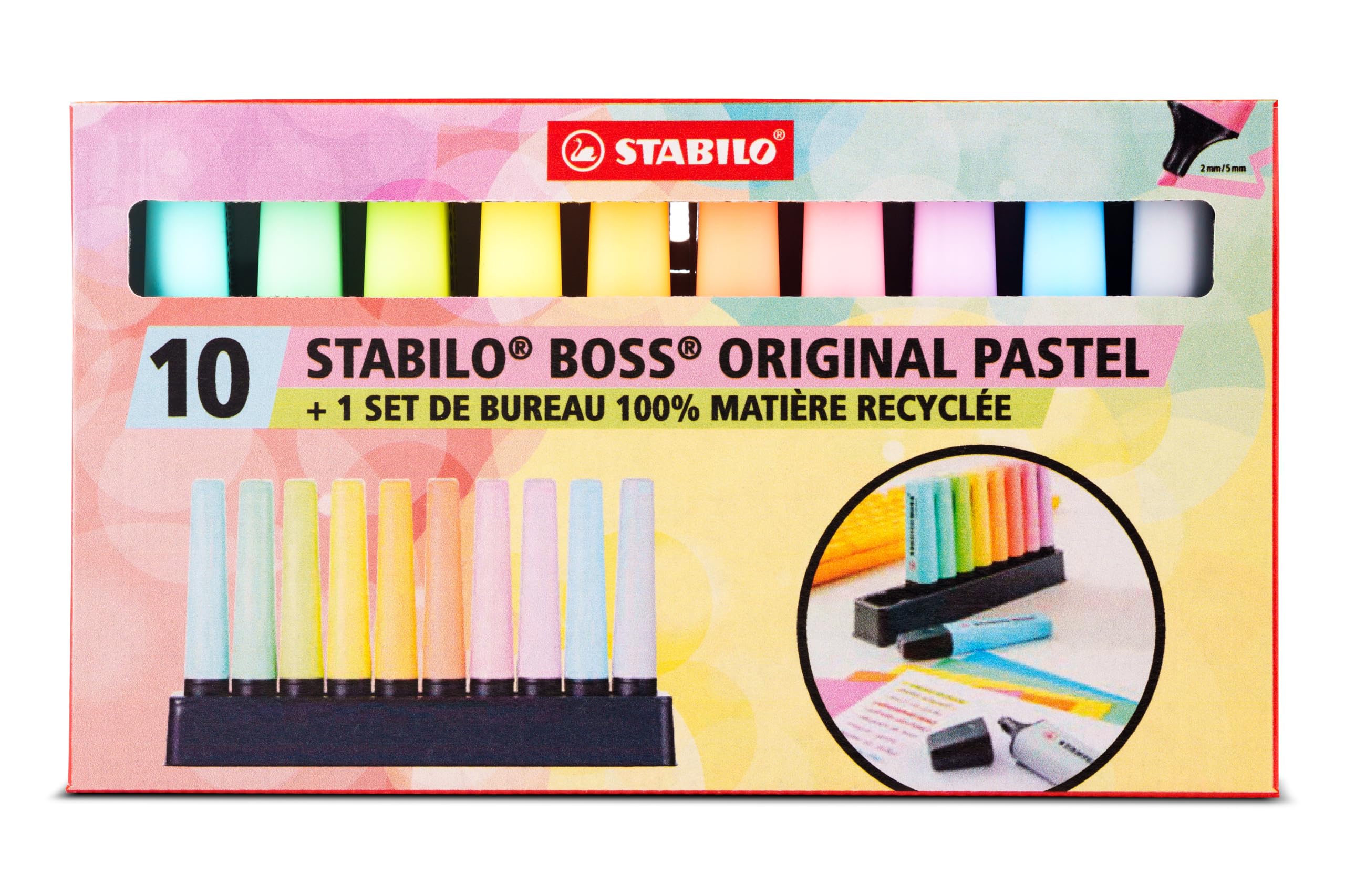 stabilo-boss-original-surligneur-set-de-bureau-x-10-pastel image 2