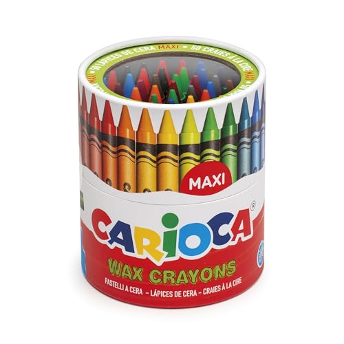 carioca-maxi-bo-te-de-50-crayons-de-cire-pointe-12-mm-couleurs-vives-lavables image 6