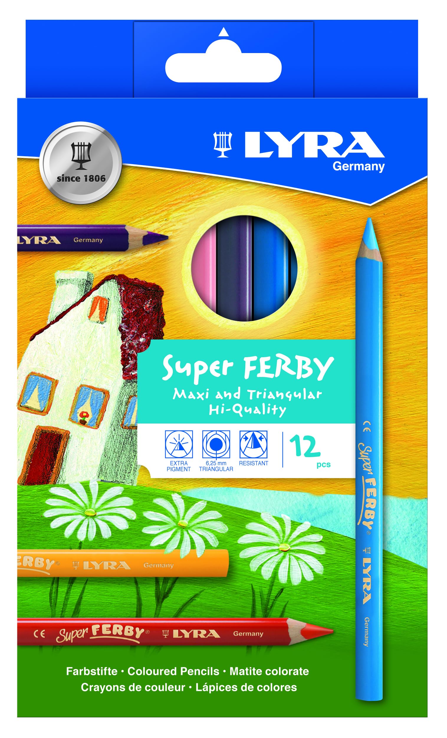 lyra-super-ferby-tui-de-12-crayons-de-couleur image 2