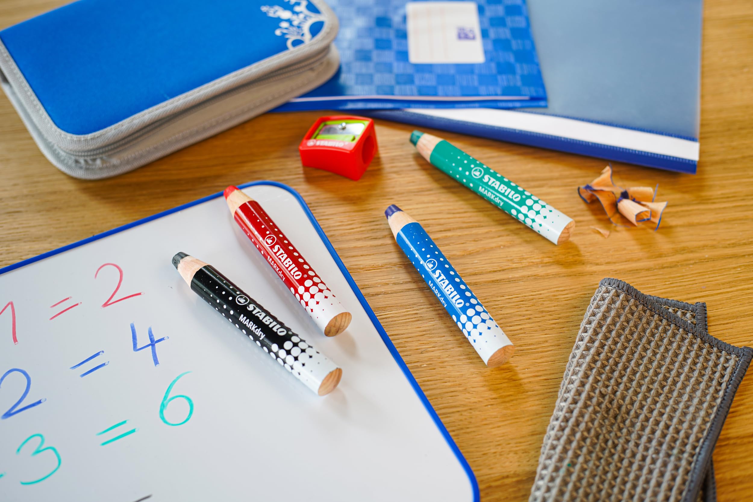 stabilo-markdry-schoolpack-pot-carton-de-30-crayons-marqueurs-effa-ables-ardoise image 5