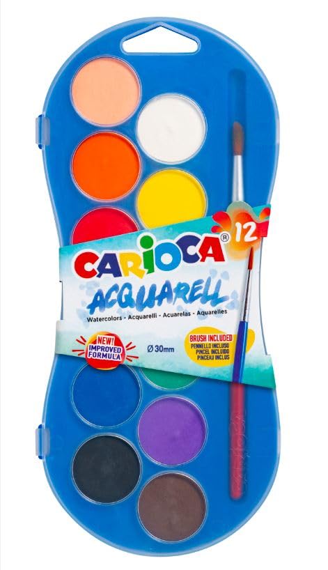 carioca-acquarell-aquarelles-12-couleurs-primaires-30-mm image 5