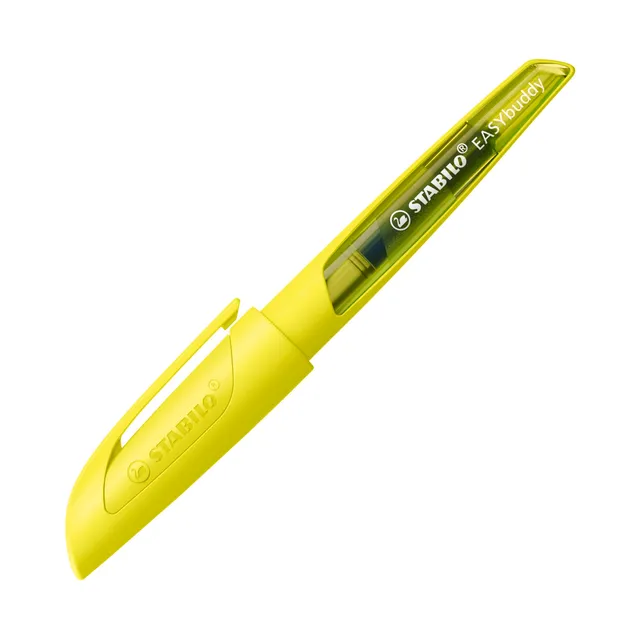 stabilo-easybuddy-neon-stylo-plume-ergonomique-plume-l-gaucher-jaune-fluo image 1