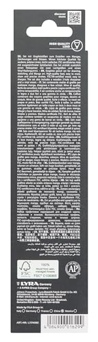 lyra-graduate-manga-set-6-crayons-graphite-4h-hb-avec-gomme-et-taille-crayon image 8