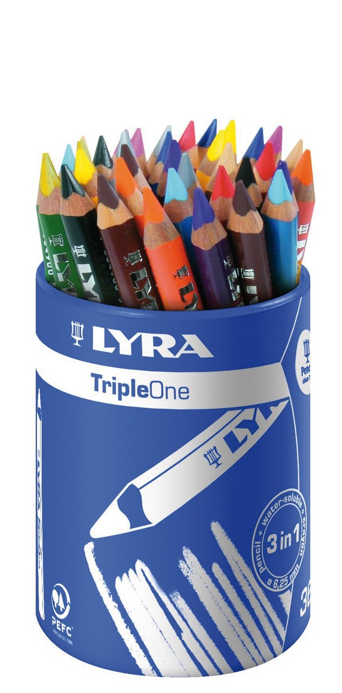 lyra-tripleone-tui-12-crayons-de-couleur-3-en-1-aquarellables image 3