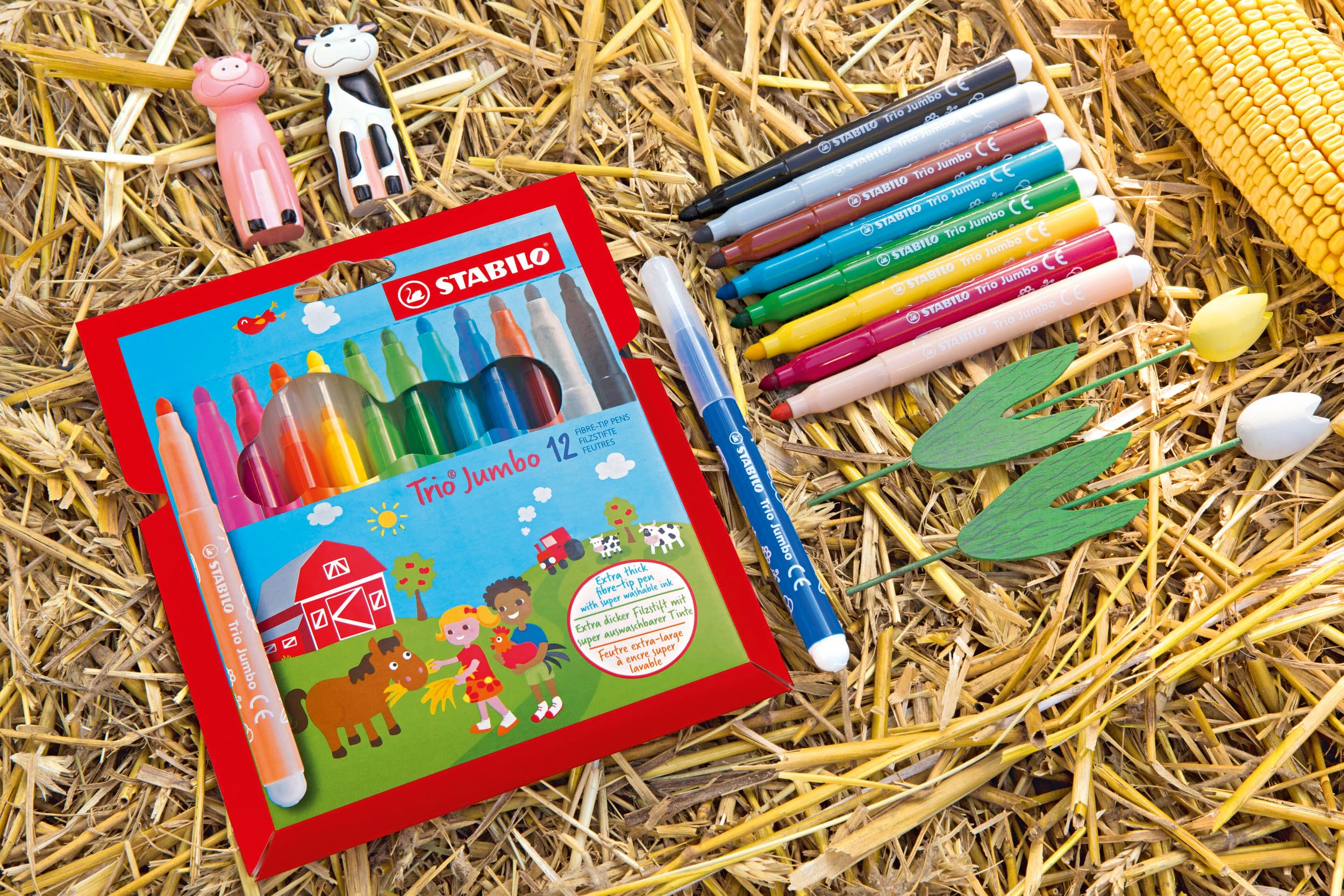 stabilo-trio-jumbo-tui-12-feutres-coloriage-pointe-large-assortis image 4