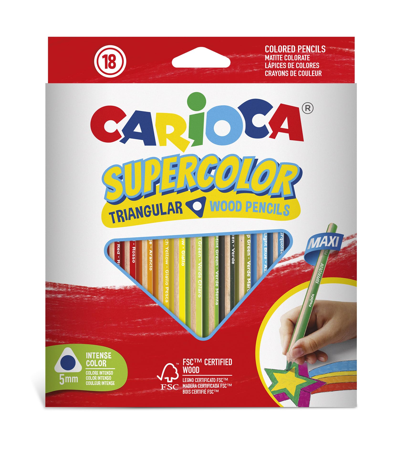 carioca-42802-trousse-3-zips-verte-20-cm-garnie-42-pi-ces image 1