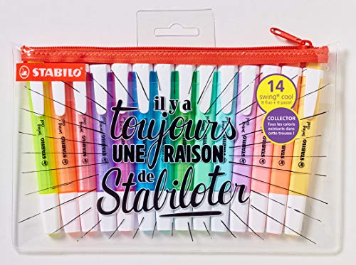stabilo-swing-cool-surligneurs-trousse-x-14-fluo-et-pastel-assortis image 8