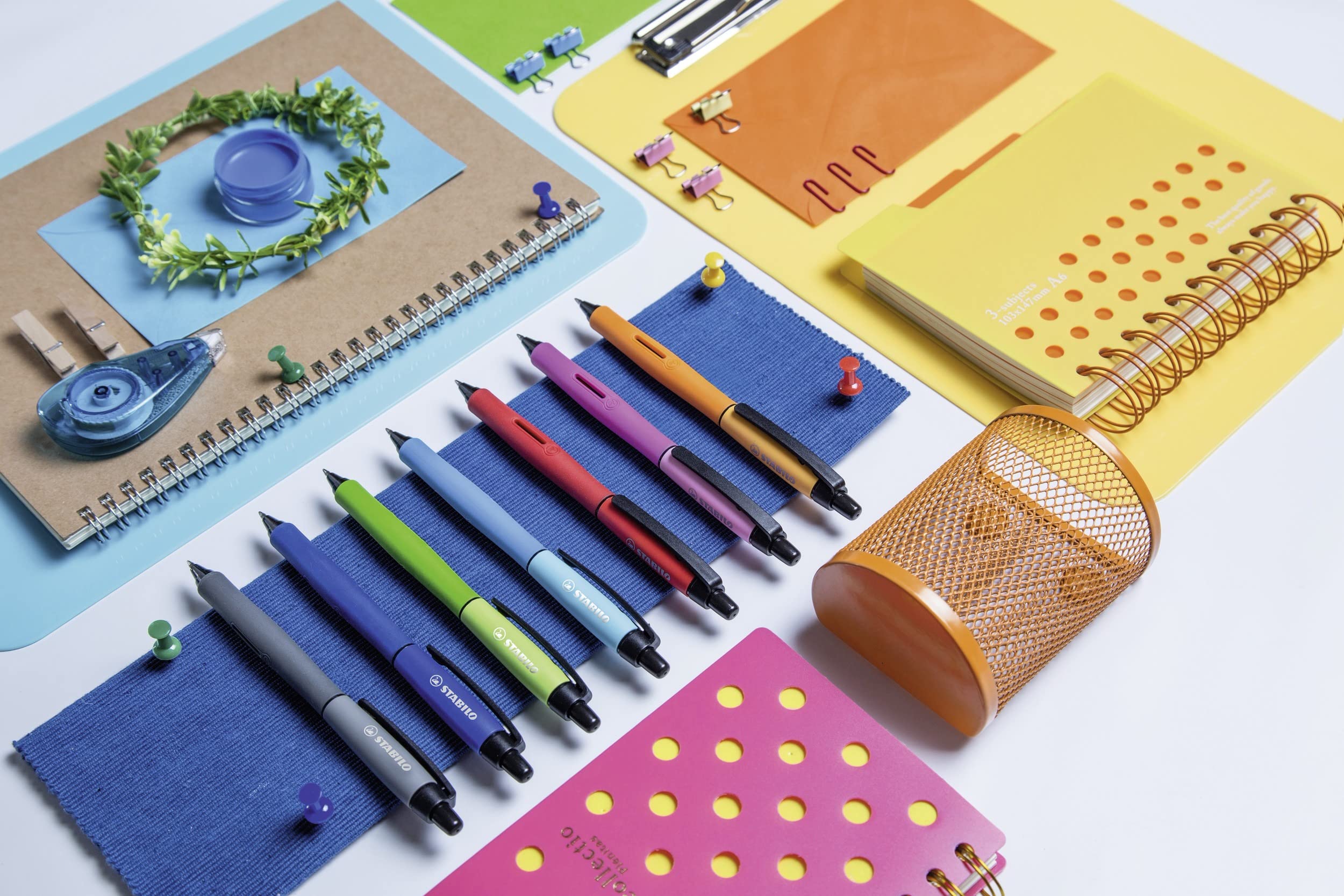 stabilo-palette-lot-de-10-recharges-d-encre-gel-rouge-pour-stylo-roller image 3