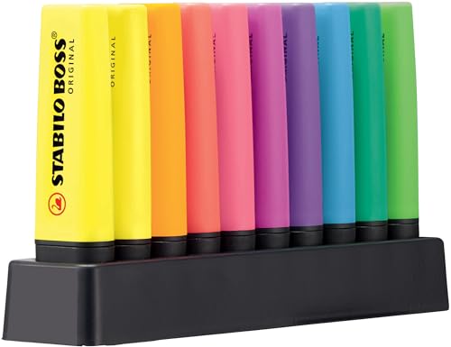 stabilo-boss-original-surligneurs-pastel-set-de-bureau-x-10-pointe-biseaut-e-2-5 image 6