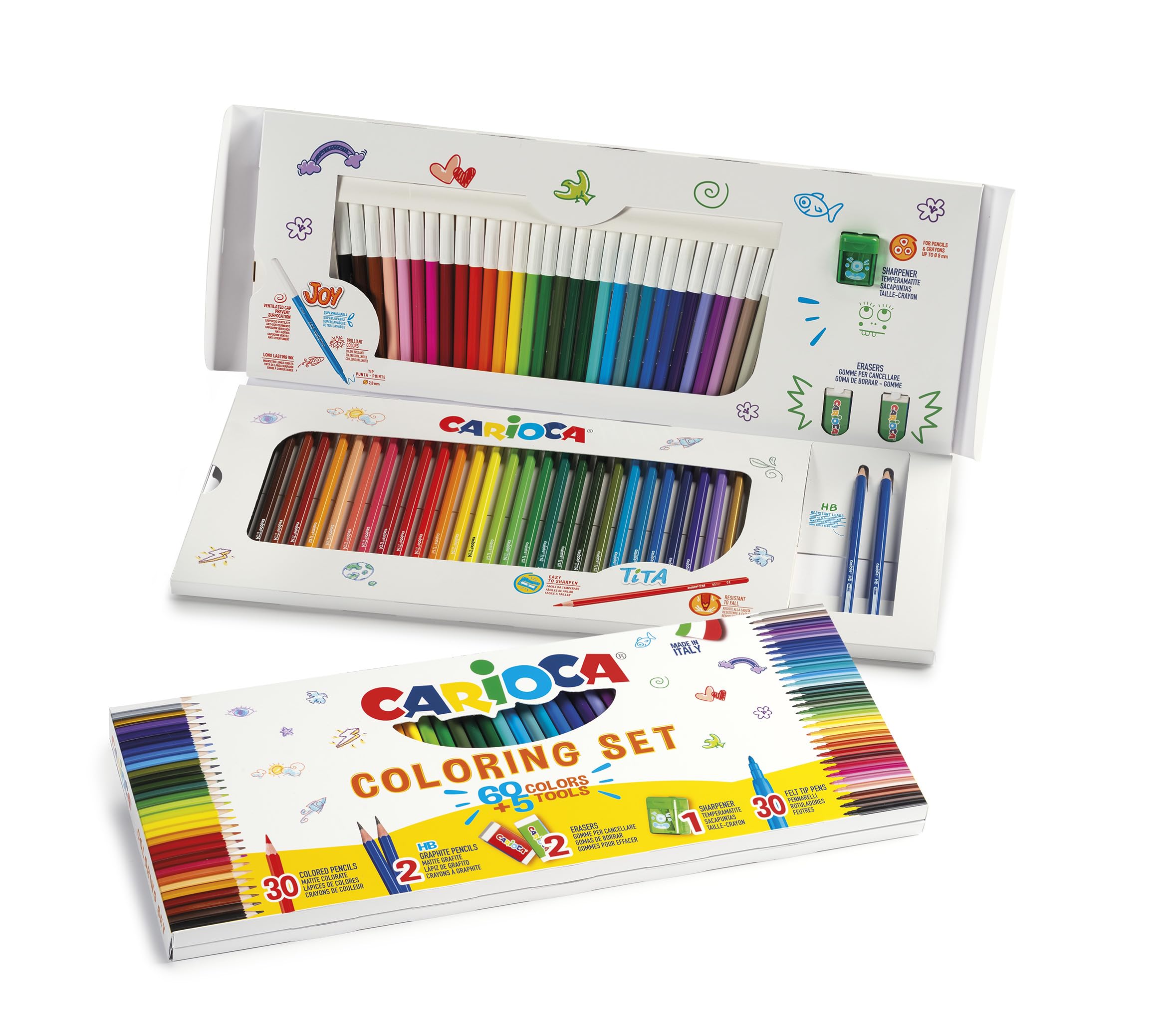 carioca-artivity-coloring-set-coffret-de-coloriage-65-pi-ces-30-stylos-joy-30-cr image 2