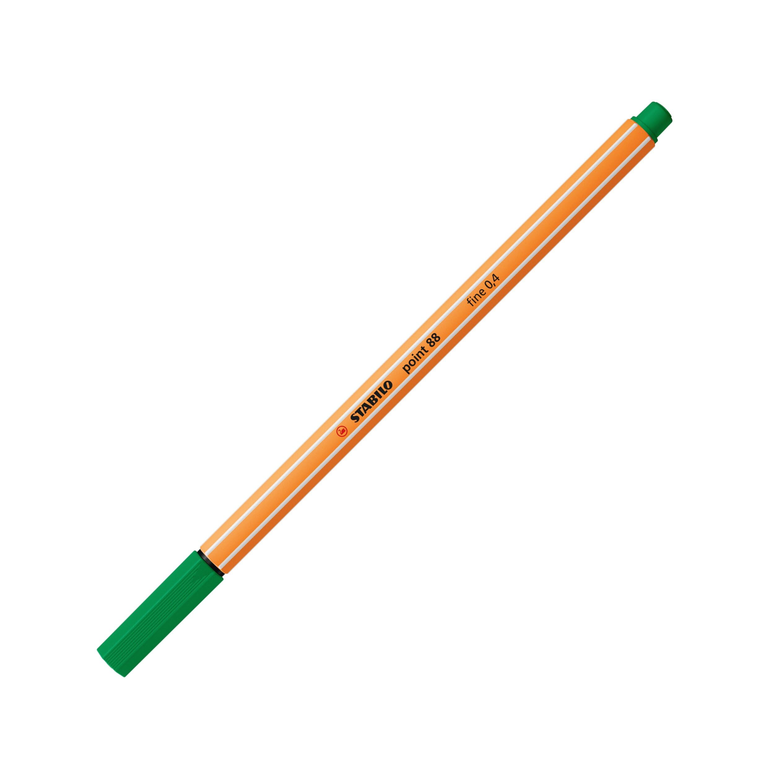 stabilo-point-88-stylo-feutre-pointe-fine-0-4-mm-tui-carton-x10-coloris-assortis image 2