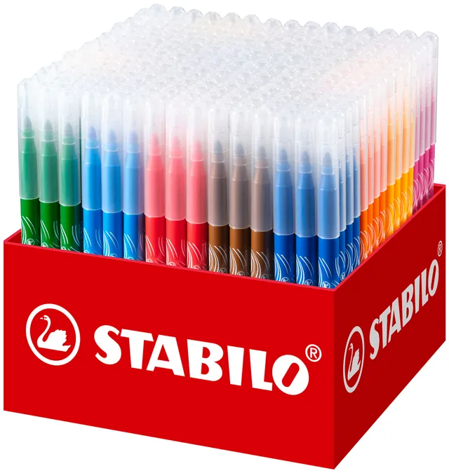 stabilo-power-feutre-de-coloriage-schoolpack-de-240-feutres-pointe-moyenne-12-co image 1