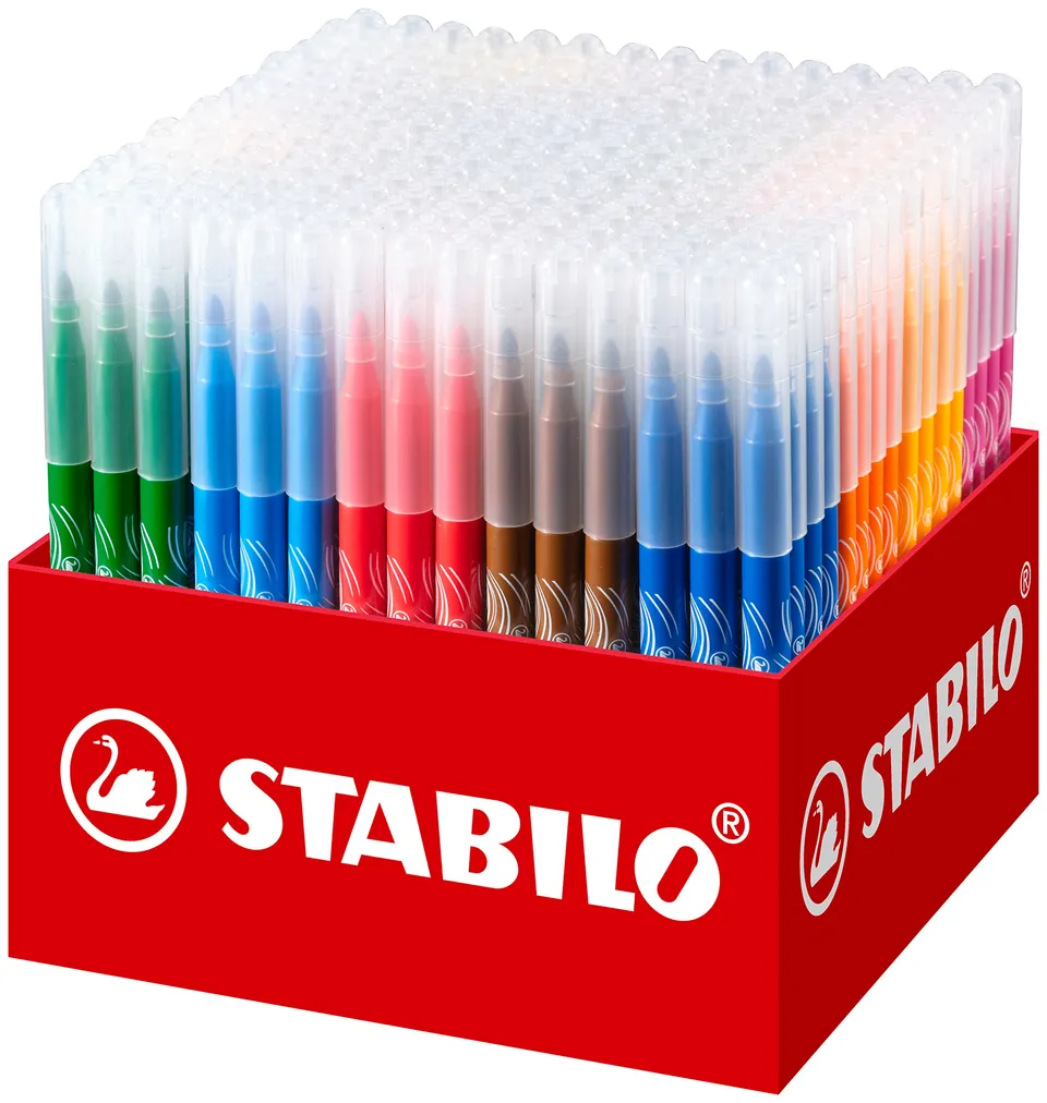 stabilo-power-feutre-de-coloriage-schoolpack-de-240-feutres-pointe-moyenne-12-co image 1