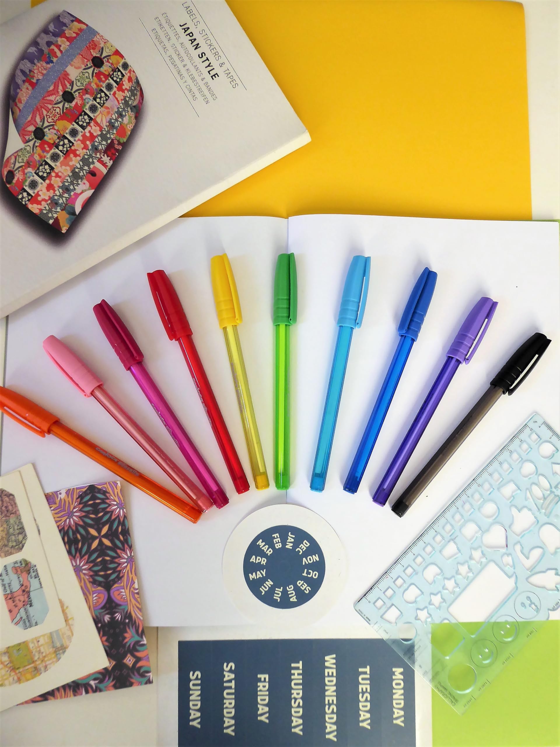 carioca-fiorella-fluo-display-de-30-stylos-gel-fluo-pointe-1-mm image 4