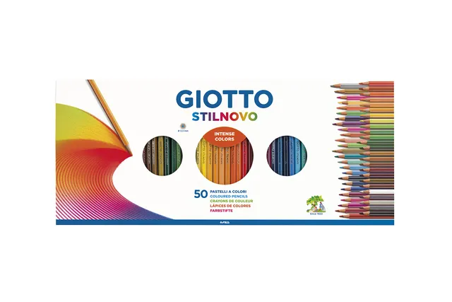 giotto-stilnovo-bo-te-de-50-crayons-de-couleur-3-3-mm-1-taille-crayon image 1