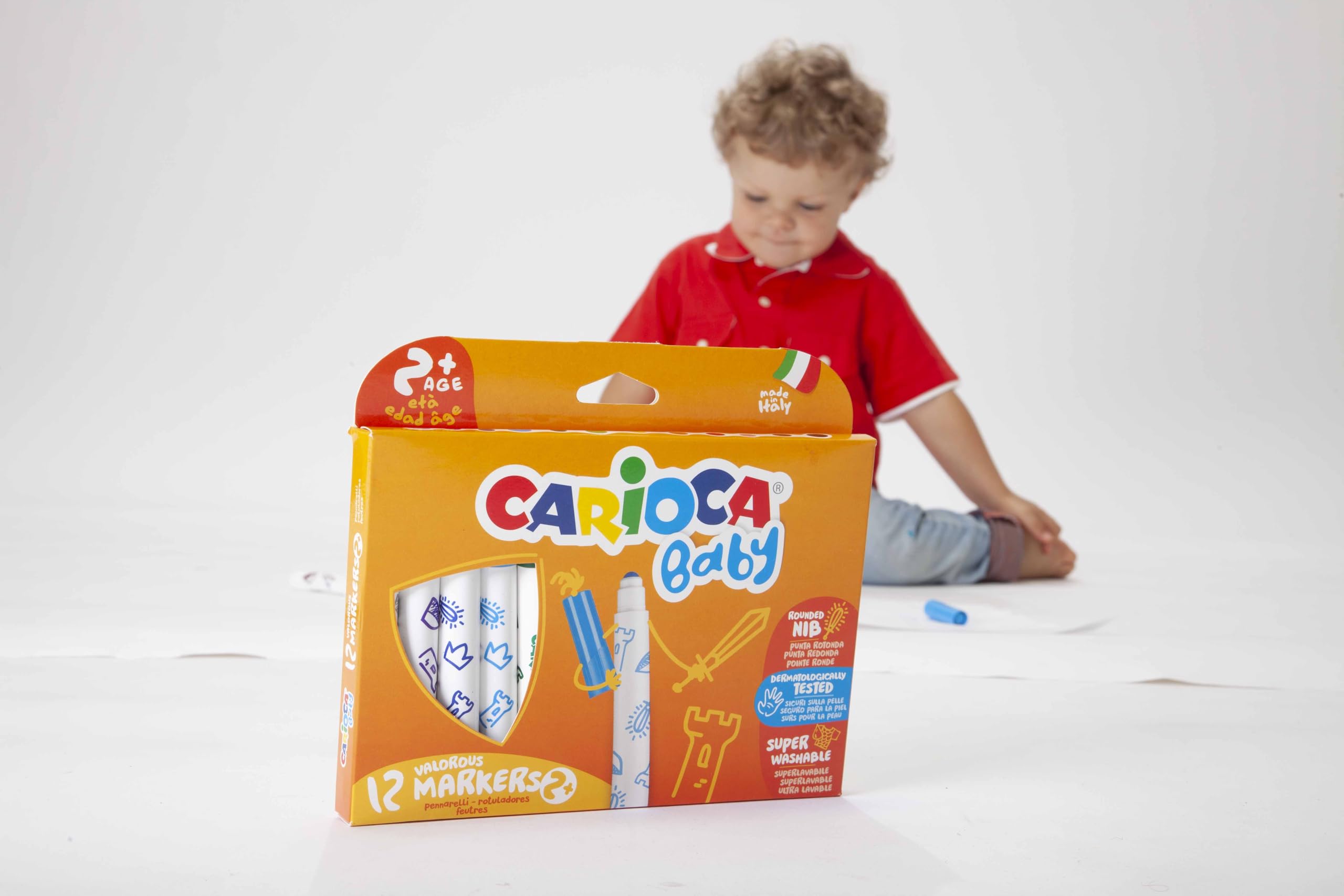 carioca-marker-2-feutres-extra-larges-pointe-ogive-x6-pour-d-s-2-ans image 3