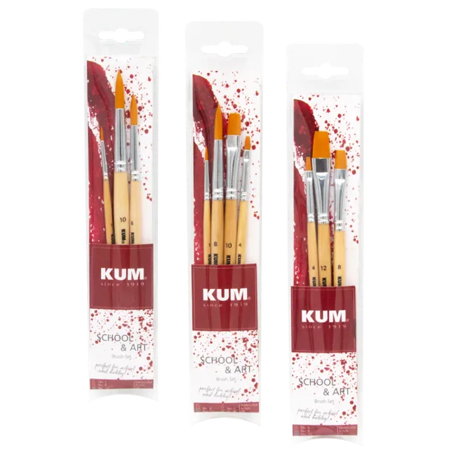 kum-school-art-set-de-pinceaux-scolaires image 1