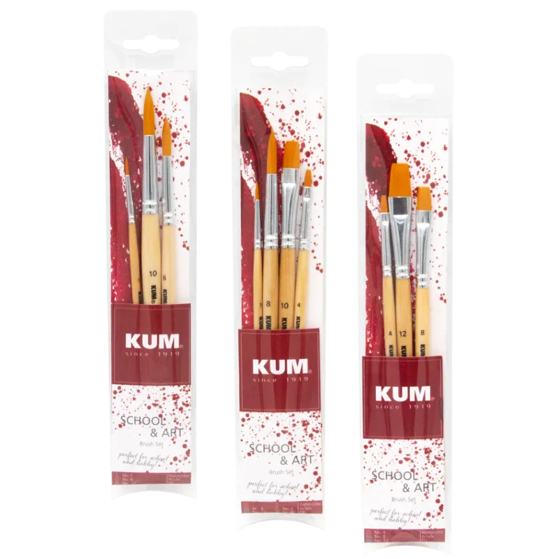 kum-school-art-set-de-pinceaux-scolaires image 1