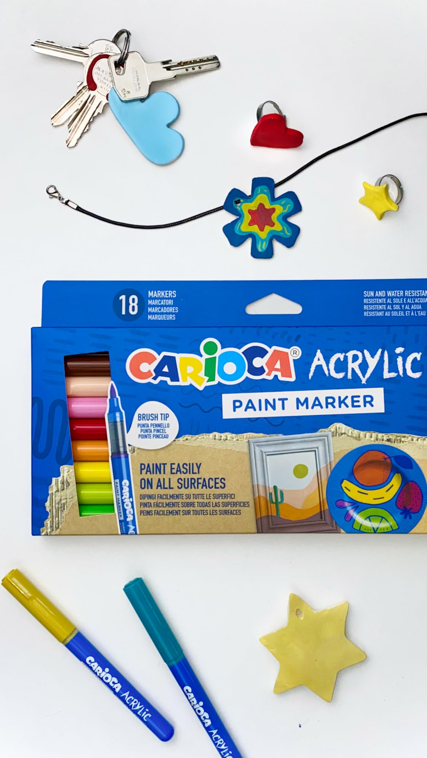 carioca-acrylic-paint-marker-display-de-36-marqueurs-acryliques-pointe-pinceau-4 image 4