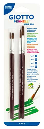giotto-pinceaux-s-rie-400-lot-de-4-pointes-rondes-poils-de-poney image 5