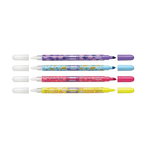 carioca-memo-erase-surligneurs-effa-ables-lot-de-4-fluo-double-pointe-avec-gomme image 8