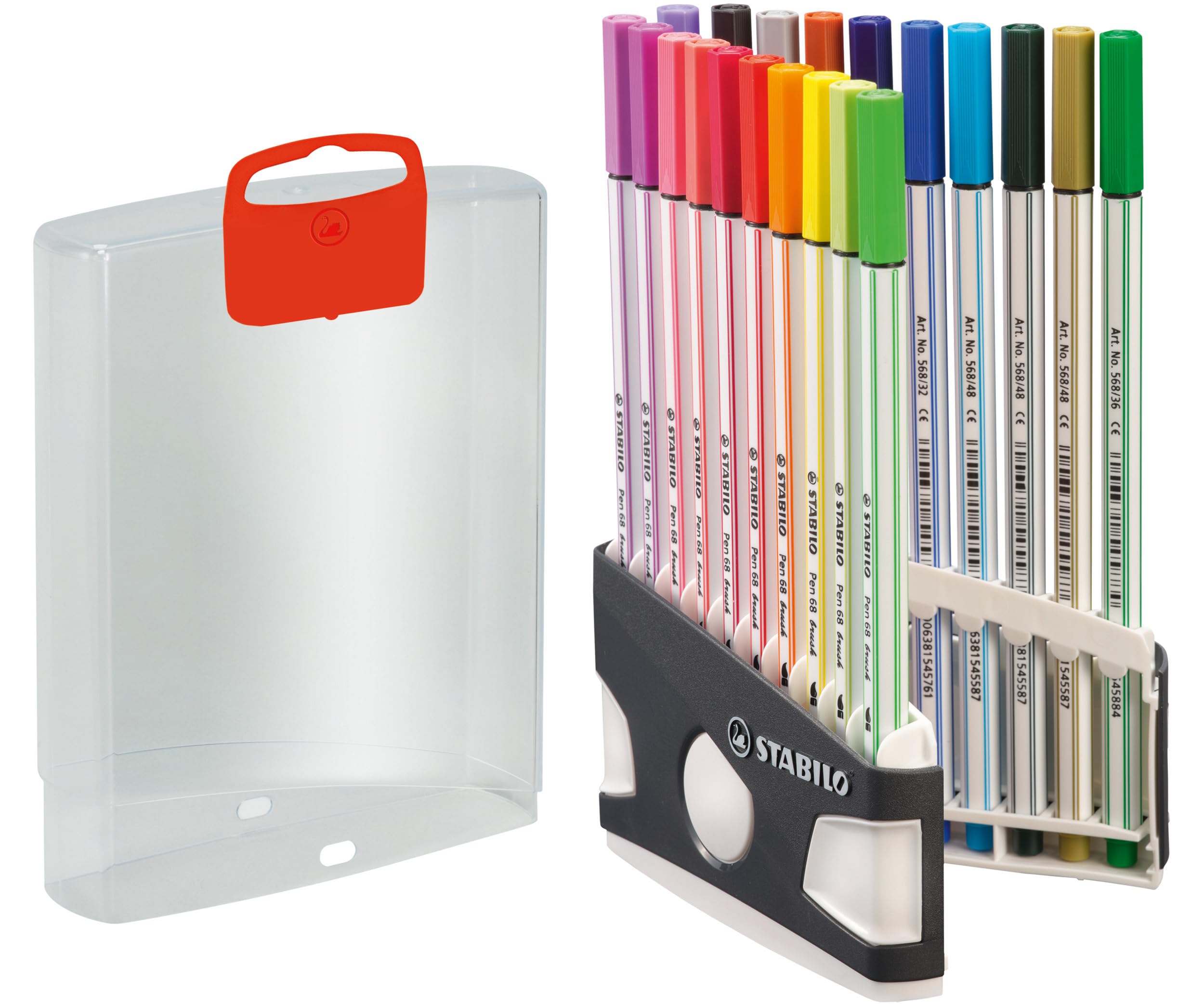 stabilo-pen-68-brush-arty-colorparade-feutres-pinceau-x-20 image 1