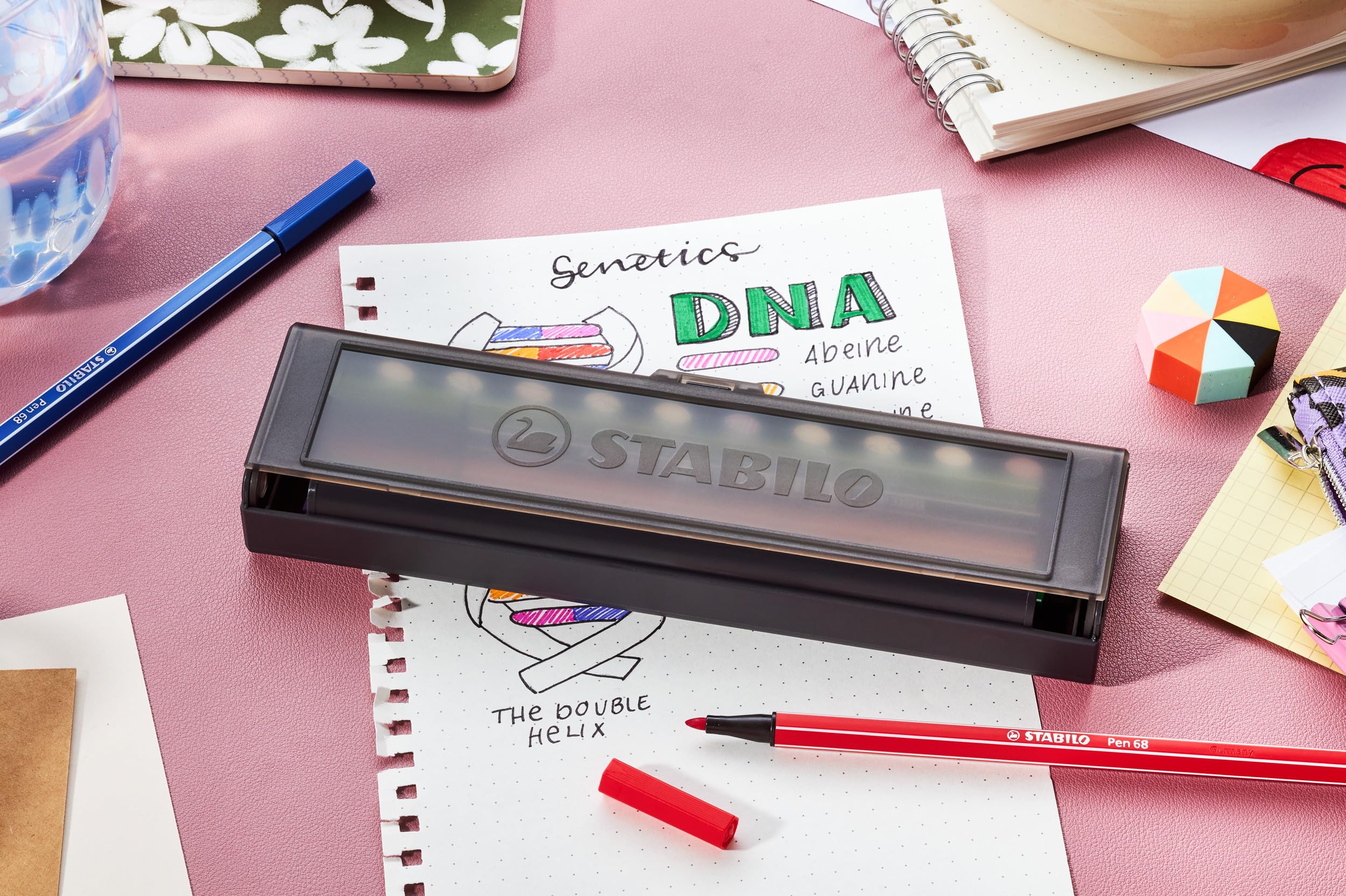 stabilo-pen-68-tui-click-box-10-feutres-coloriage-pointe-1-mm image 6
