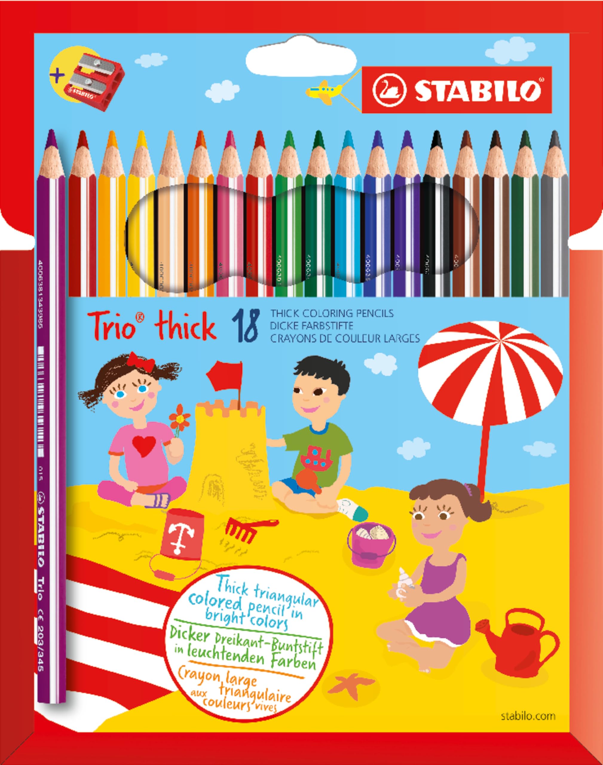stabilo-trio-crayon-de-couleur-triangulaire-mine-large-4-2-mm-tui-carton-de-18-t image 1