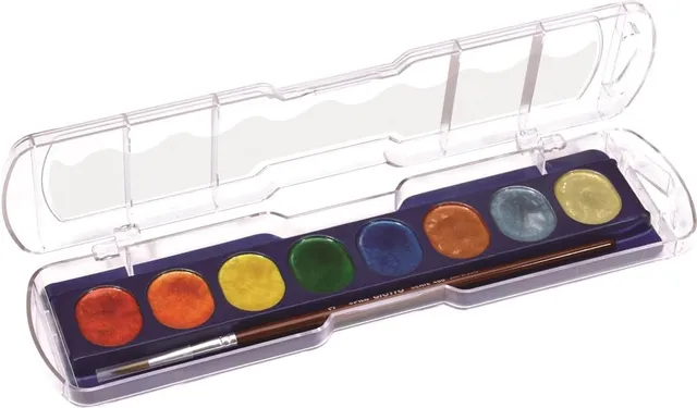 giotto-acquerelli-metal-bo-te-de-8-pastilles-de-gouache-couleurs-m-talliques-pin image 1