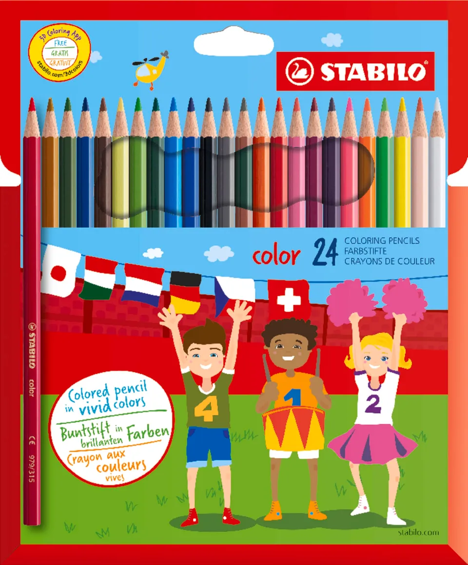 stabilo-color-crayons-de-couleur-mine-2-5-mm-tui-carton-de-24-pi-ces image 1